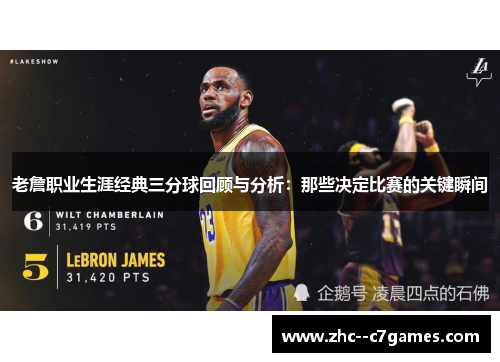 老詹职业生涯经典三分球回顾与分析：那些决定比赛的关键瞬间